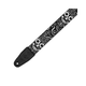 Levy’s 2" Poly Calaca Guitar Strap - Skulls