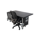 ProX XT-PRODESK6030 Mobile Office Foldable Pro Desk Flight Case