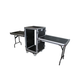 ProX 14U Shockproof Rack Case – 24" Depth w/ Dual Side Tables & Casters 