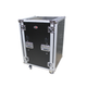 ProX T-18RSP24DST 18U Shockproof Rack Case – 24" Depth w/ Side Tables & Casters