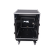 ProX T-10MRLT 10U Rack Case with 10U Mixer Top & Casters