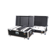 ProX Control Tower™ DJ Podium – White with (2) Flight Cases