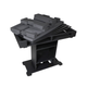 ProX Control Tower™ XL DJ Podium – Black with (2) Flight Cases