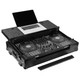 Odyssey DDJ-FLX10 Road Case with Wheels & Glide Style Laptop Platform - Black