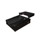 ProX XS-M12LTBL Flight Case with Laptop Shelf for 12" DJ Mixers