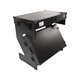 ProX XS-ZTABLEBLJR Z-Table Jr Folding DJ Workstation with Wheels