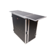 ProX XS-DJSTN Transformer Folding DJ Table Workstation with Wheels