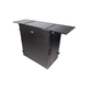 ProX XS-DJSTNBL Transformer Folding DJ Table Workstation with Wheels