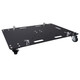 ProX 24 x 30 inch Rolling Base Plate for Rapid Grid Modular Truss System with locking casters - Black Finish