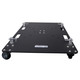 ProX 24 x 30 inch Rolling Base Plate for Rapid Grid Modular Truss System with locking casters - Black Finish