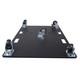 ProX 24 x 30 inch Rolling Base Plate for Rapid Grid Modular Truss System with locking casters - Black Finish