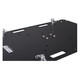 ProX 24 x 30 inch Rolling Base Plate for Rapid Grid Modular Truss System with locking casters - Black Finish
