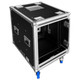  Odyssey Professional Black Industrial Board 12U Slam Rack with Casters