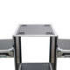 ProX 14U Space Amp Rack Mount ATA Flight Case, 24 Inch Depth W-Casters