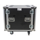 ProX 14U Space Amp Rack Mount ATA Flight Case, 24 Inch Depth W-Casters