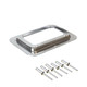 ProX 5x7" Acrylic Clear High Impact Recessed Dish