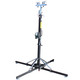 ProX 18 Ft. Lighting Crank Truss Stand 330 Lbs.Capacity Pair Includes T-Adapter Truss Mount