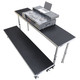 ProX StageQ 2 ft x 8 ft Stage Deck w/ 4 Adjustable 28–48 inch Legs