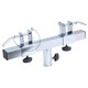 ProX 10-Feet Height Adjustable Portable Crank Lighting Stand System with included 2x T-Bars Triangle Truss for 5 Ft. 10 Ft. 15 Ft. Width