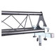 ProX 10-Feet Height Adjustable Portable Crank Lighting Stand System with included 2x T-Bars Triangle Truss for 5 Ft. 10 Ft. 15 Ft. Width