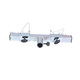 ProX Set of (2) 8.5 Ft. Crank Stands with T-Bars Supports Triangle Truss Segments for Stage and DJ Lighting
