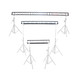 ProX Set of (3) Universal Lighting Truss System with 5 Ft. 10 Ft. 15 Ft. Triangle Segment Sections