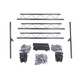 ProX 12 Ft. Height Adjustable DJ Lighting Stand with (3) I-beam Sections " adjusts up to 12'H x 15'W