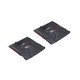 ProX Pair of Polaris Base Plates " 2 Heavy-Duty Speaker Pole Base Plates and Carry Bags in White