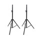 ProX Set of 2 Heavy Duty DJ PA Production PA 6 Ft. 72" All Metal Speaker Tripod Stand W/Carrying bag