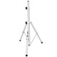 ProX White Heavy-Duty All Metal Speaker Tripod Stand Set of 2, 4-7 Ft. (44"-84") Cloud Series