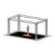 ProX KTP-E1099T 10x10 trade show booth truss display system with lightweight K Series aluminum truss construction