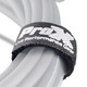 Close-up of ProX reusable cable wrap with hook and loop fastening for professional cable management