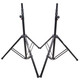 ProX Set of 2 Pro Air-Powered tripod Speaker stand in Black w/ Carry Bag