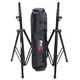 ProX Set of 2 Pro Air-Powered tripod Speaker stand in Black w/ Carry Bag