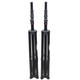 ProX Set of 2 Pro Air-Powered tripod Speaker stand in Black w/ Carry Bag
