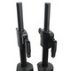 ProX 6 Ft. Twin Pack Professional Telescoping Crank Speaker Stand Set with Carrying Bag Black Finish