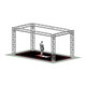 ProX 10' x 20' trade show display truss system featuring F34 square aluminum trussing for exhibit booths, LED screens, event production, and convention displays.