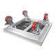 ProX 10" LEG W/ Wheels P/4 - Fits XSQ / XSU Stage Series 