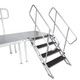 ProX Adjustable & Foldable 4 Step 32" (28"-36") Incl. Railing 