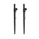 ProX Set of 2 Deluxe 20 inch Speaker Subwoofer Pole M20 Threaded Mount 1 3/8 In. Adapter Cap