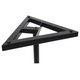 ProX Pair of Studio Monitor Stands Speaker Platform Telescoping Height Adjustment W-Rubberized Platform and Wide Base