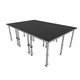ProX 12x8 StageQ Package Incl 3pcs 4x8 platforms