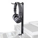 ProX Headphone Pole Stand For Cases 12" Shaft with Rotating Hook