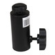 ProX 1 3/8" 35mm Universal Compact Single Stud Lighting M8 Mount for Most Speaker Stands Black