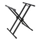 ProX DJ Case/Keyboard Stand Double X Style W/Ergo Easy Lock