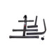 ProX Portable Folding AV Operator DJ Keyboard Drum Height Adjustable Throne Chair with 13 in. Velvet Padded Cushion