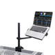 ProX Black Adjustable Arm Mount Mount Stand For 12-17" Laptop,VESA 75X75 and 100X100 fit 17-32" Monitor, For DJ Flight Case/Table