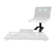 ProX IBIS Folding DJ Laptop Stand with Adjustable Height Accessory Tray and Carrying Bag in Black