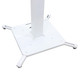 ProX Pair of White Moving Head or Lighting Speaker Totem DJ Stand with Carrying Bags by Humpter