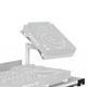 ProX WHITE Universal CDJ Player Mounting Stand for B3 DJ Table Workstation by Humpter